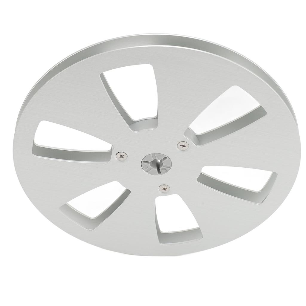 14 7 Inch Empty Tape Reel 6 Hole Aluminum Alloy Opening Reel Sound Takeup Reel for Reel To Reel