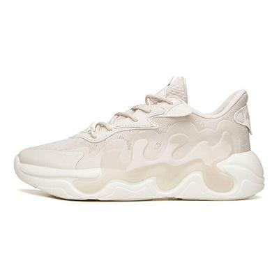 Tide Worship 2.0 Mesh Lässig Atmungsaktiv Stoßdämpfend Low Top Papa Schuhe Damen Sneaker Schlammgrau 122138840-3