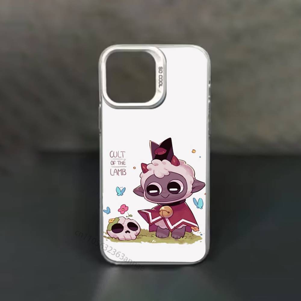 Cult Of The L-Lamb Game Phone Case for iPhone 15 16 Pro Max Air SE 11 13 Pro 14 Plus 12 11Pro 15Pro Max 16e Cover