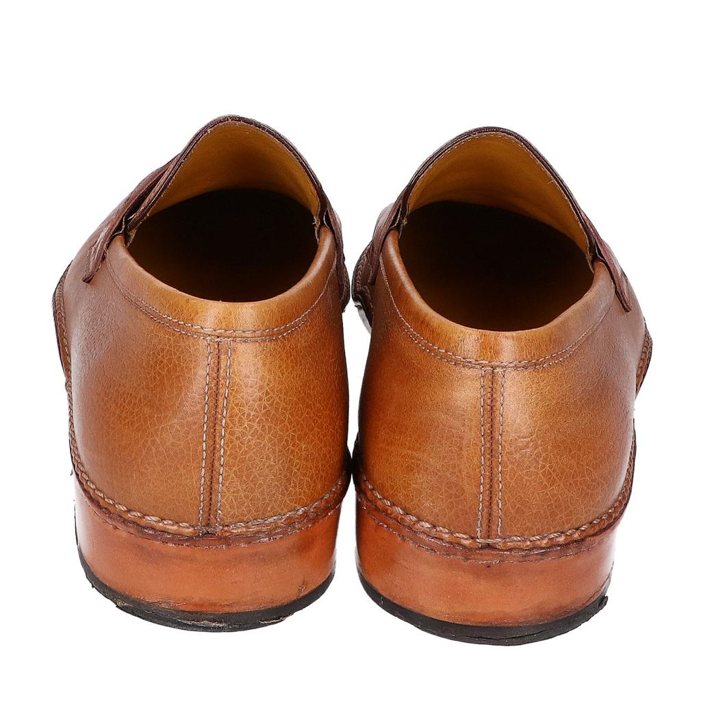 JOHN LOBB BORNEO Zapatos Mocasines Penny de Cuero Borneo 7 MarrónUsado