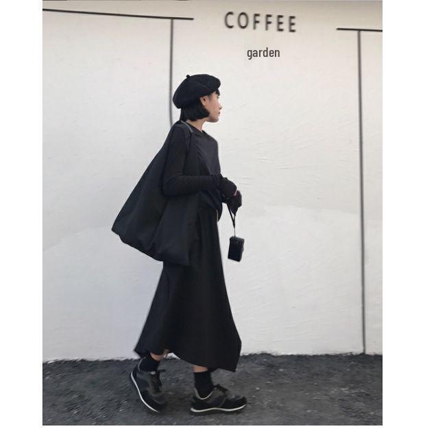 Корейський ледачий стиль великої місткості Гонконгська сумка-тоут на одне плече: 2020 Сумка, Повсякденна, Канва з Дизайном Сплайсингу