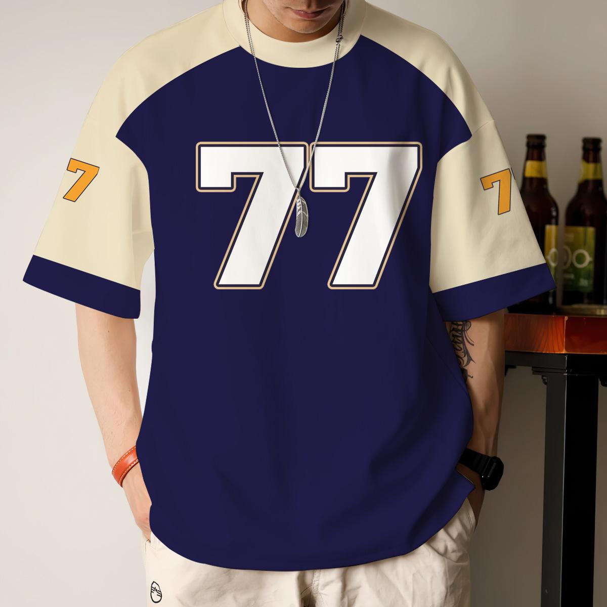 Модные футболки для мужчин с 3D-принтом в стиле пэчворк футболка с коротким рукавом уличные футболки в стиле хип-хоп свободные мужские футболки S синий 1980₽