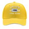 Vintage 1956 Retro Art Hip Hop Hat Fashion Outdoor Sports Sandwich Baseball Cap