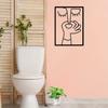 Abstract Humour Bad Smell Funny Bathroom Poster Print Painting Wall Art Pictures For Wc Toilet Room Decor
