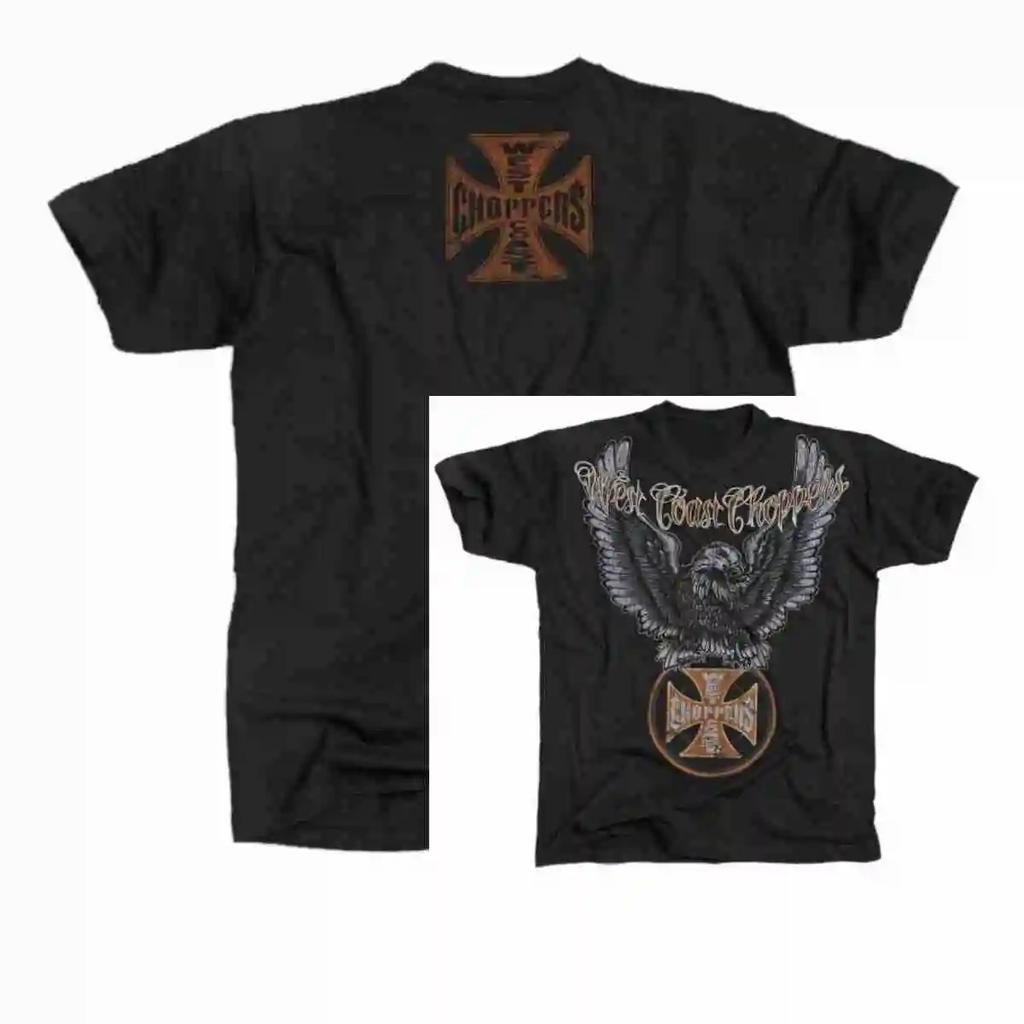 Nuova T-shirt Grafica West Coast Choppers 2026 100% Cotone Girocollo Casual Vestibilità Regolare T-shirt Unisex Top Estivo