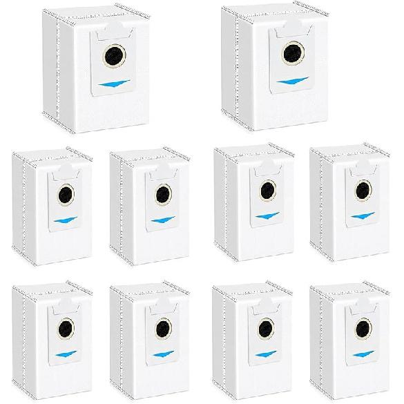 18 Replacement Parts for ECOVACS DEEBOT T30S/T30S Pro Vacuum and Mop Accessories Kit, 1 Main Brushes, 6 Side Brushes, 6 Mop Cloth Pads, 4 HEPA