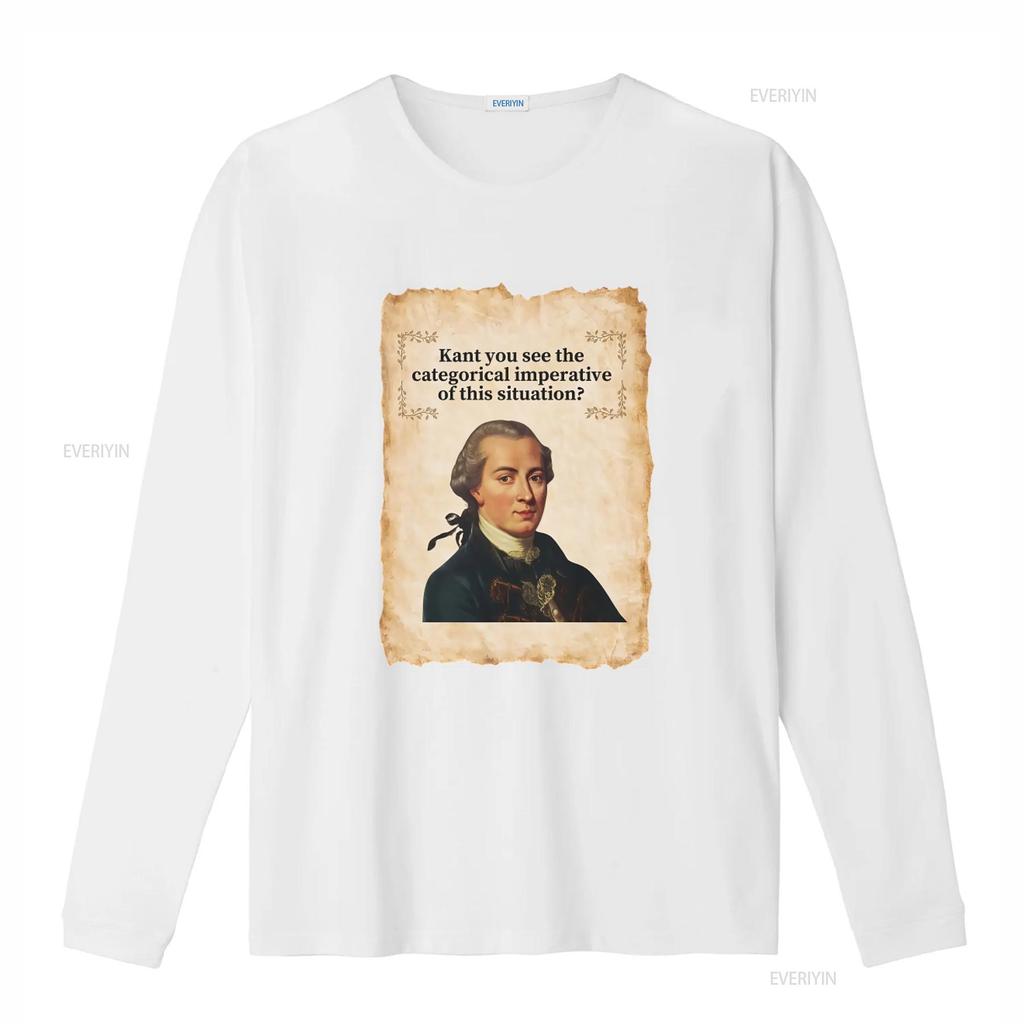 Imunisexuel Kant T Shirt Philosophy Pun Categorical Imperative Design For Student Professor Lover Vintage Washed Comfortable