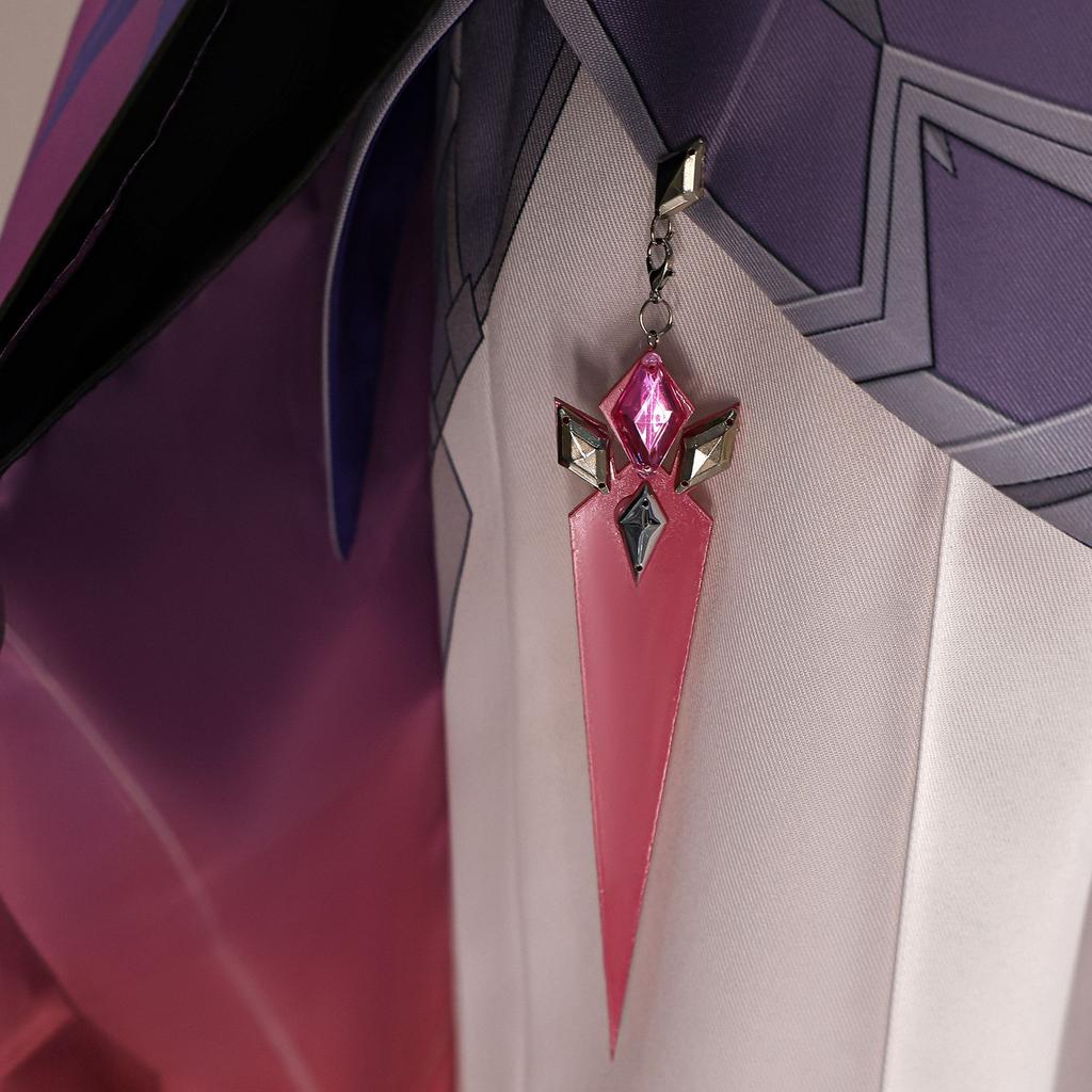 Costume Completo Cosplay di Durin, Outfit Gioco di Ruolo Bidimensionale Genshin Impact