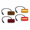 4Pcs Amber/Red Len LED Side Marker Lights Lamps For 2015- Chevy Silverado