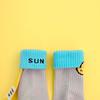 SECOND UNIQUE NAME SUN SOCKS STRAP LIGHT grey YELLOW