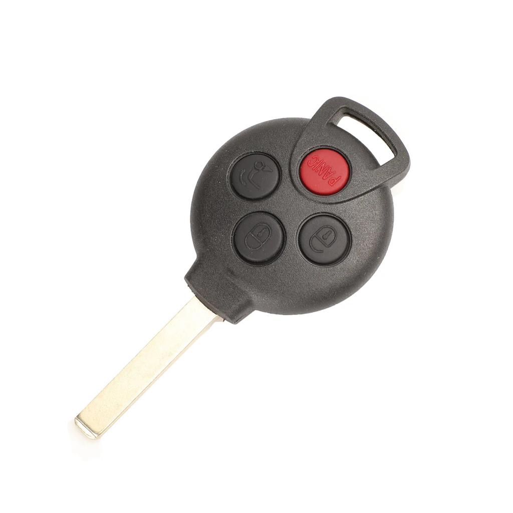 3/4 Buttons Remote Car Key Shell For Mercedes-Benz Smart Fortwo 451 2007-2013 Remote Key Case Fob