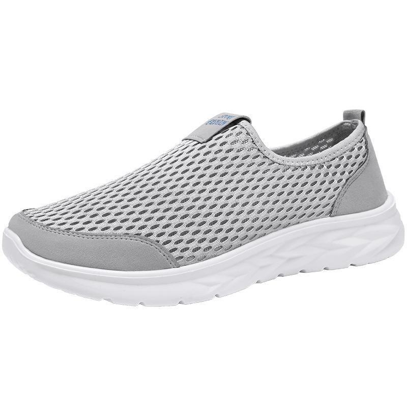 Shoes women's casual spring new shoes comfortable fly-woven breathable mesh shoes one pedal comfortable mother shoes