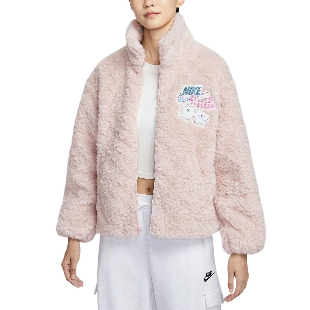 Nike Sportswear Comfortable Zipper Long Sleeve Fleece Jacket Women jackets IO0488667