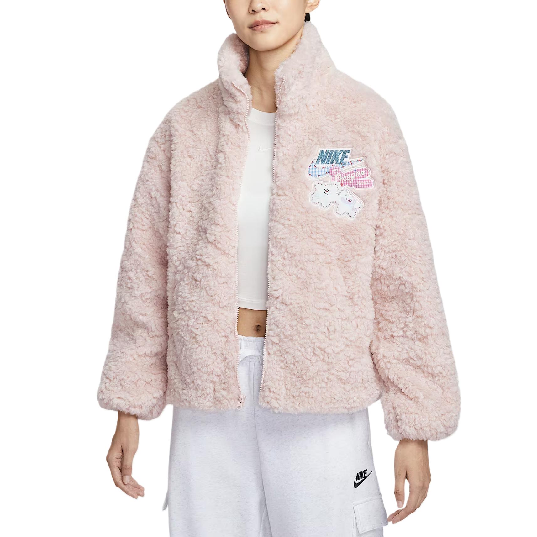 

Nike Sportswear Comfortable Zipper Long Sleeve Fleece Jacket Women jackets IO0488667 XL