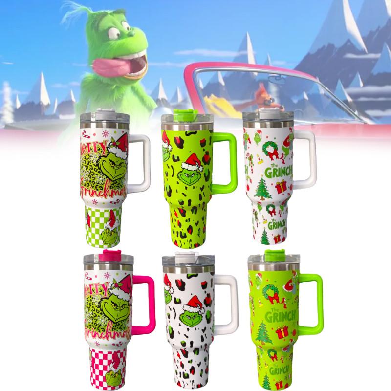 Stainless Steel The Insulated Cup Tumbler Straw Lid Coffee Mug 40oz Gift