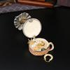 Light luxury fashion diamond-encrusted ballet girl jewelry box Magnetic flip dust-proof jewelry box Jewelry storage box