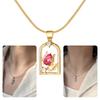 Fashion Tulips Flower Pendant Necklace Simple Y2K Choker Neck Chain Sweet Elegant Clavicle Chain Necklace Jewelry