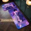 Rumi & Jinu (19) Customize Name Flannel Kitchen Mat Soft Non-Slip Kitchen Floor Runner Rug for Home Kitchen Decor