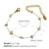Colorful gravel boho style necklace bracelet irregular jewelry set for women