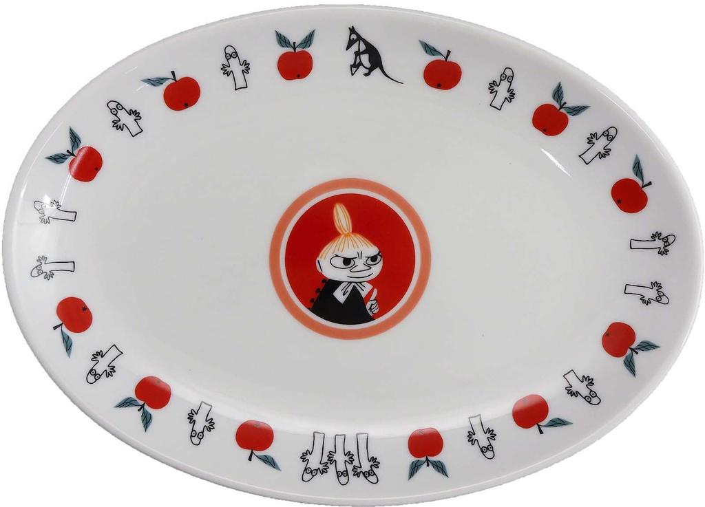 Moomin Dish Set and Soy Sauce Little My Chinese Microwave and Dishwasher Made In 2-Piece (Dumpling Dish), Series, Safe, Japan, MM5702-324P