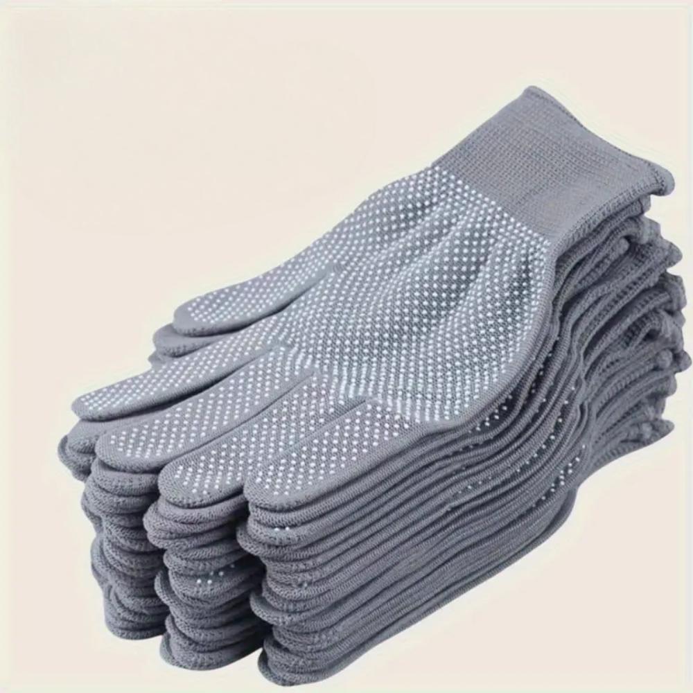 10PCS Nylon Gloves Breathable Non-Slip for Cycling Fishing Camping Unisex Multicolor Work Protection Labor Protection Gloves