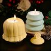 Gypsum Mold Lidded Silicone Jar Mold Silicone Candle Mold Flexible For Christmas Decoration Craft Teaching Diy Craft Projects