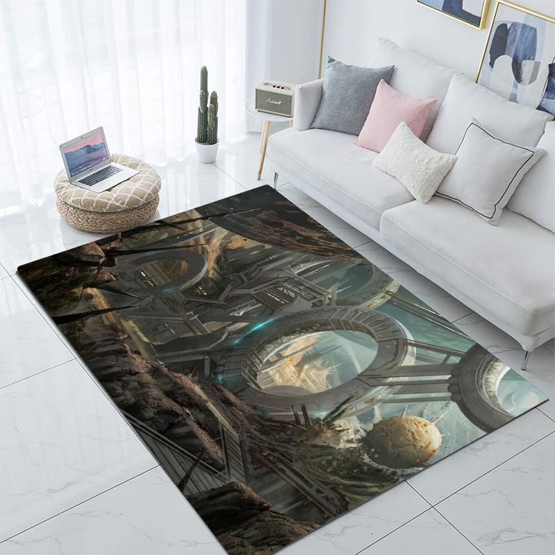 Praktisk Fantasiverden Teppe Kjøkkenmatte Inngangsdørmatte Soveromsgulvdekorasjon Stue Teppe Bad Sklisikkert teppe