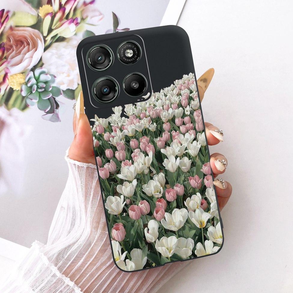 Per Moto G57 Power 5G Custodia Cover Moda Farfalla Gatto Carino Fresco Dipinto Morbido Funda Per Motorola Moto G57 Power 5G Cover del Telefono