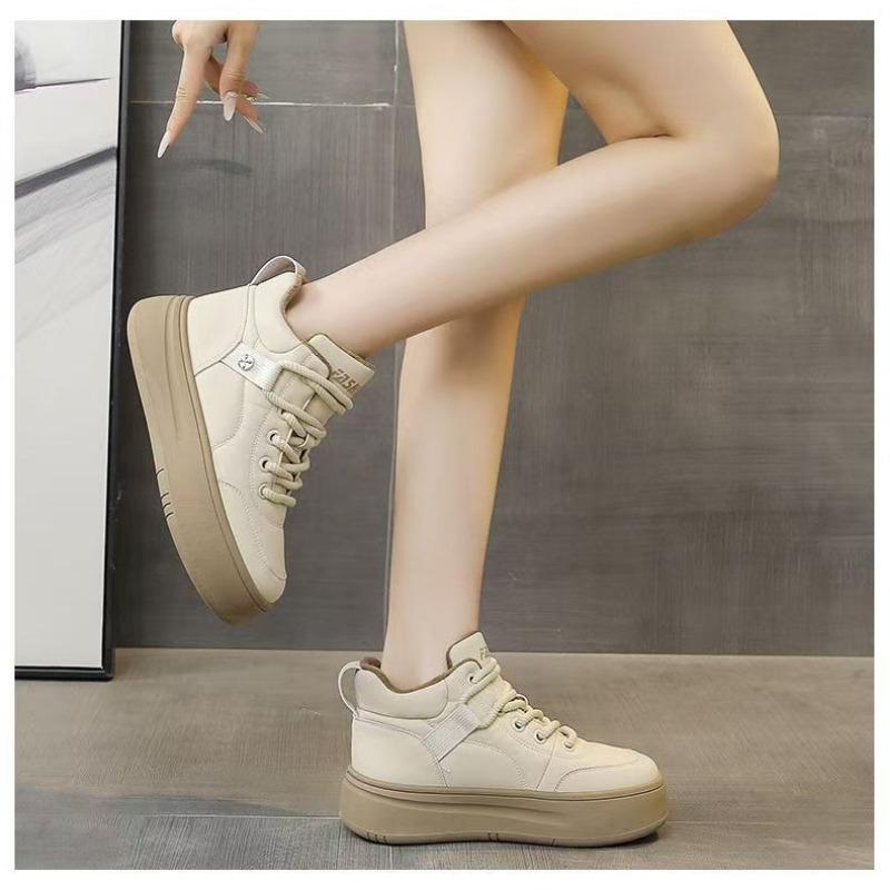 Women Warm Fleece Lined Thick Sole High Top Casual Sports Sneakers