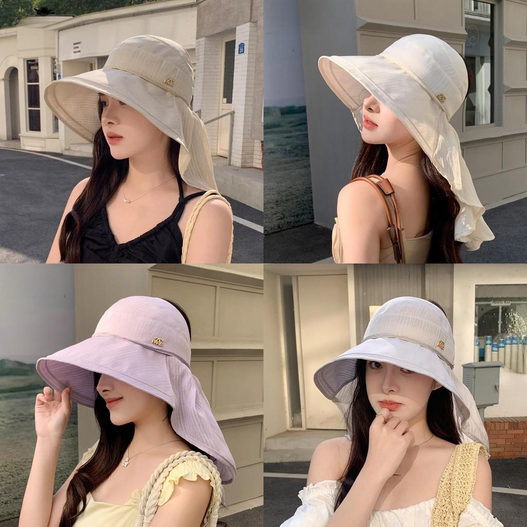 Outdoor Sun Protection Hat With Wide Brim For Women Summer Uv Blocking Stylish Fashion