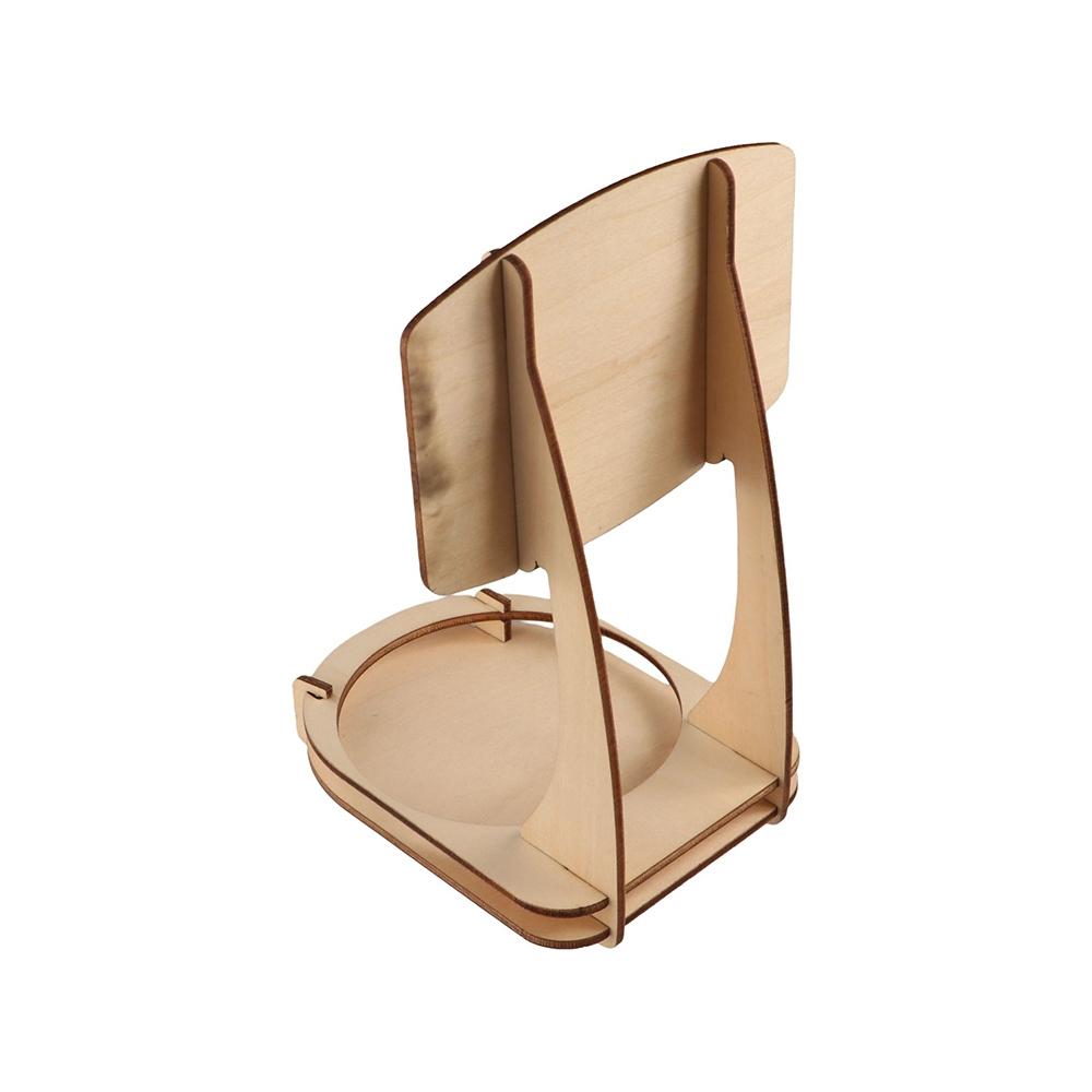 Household Mesh Pen Holder Wooden Frame Cosmetic Brushes Shelf  Table Storage Supplies