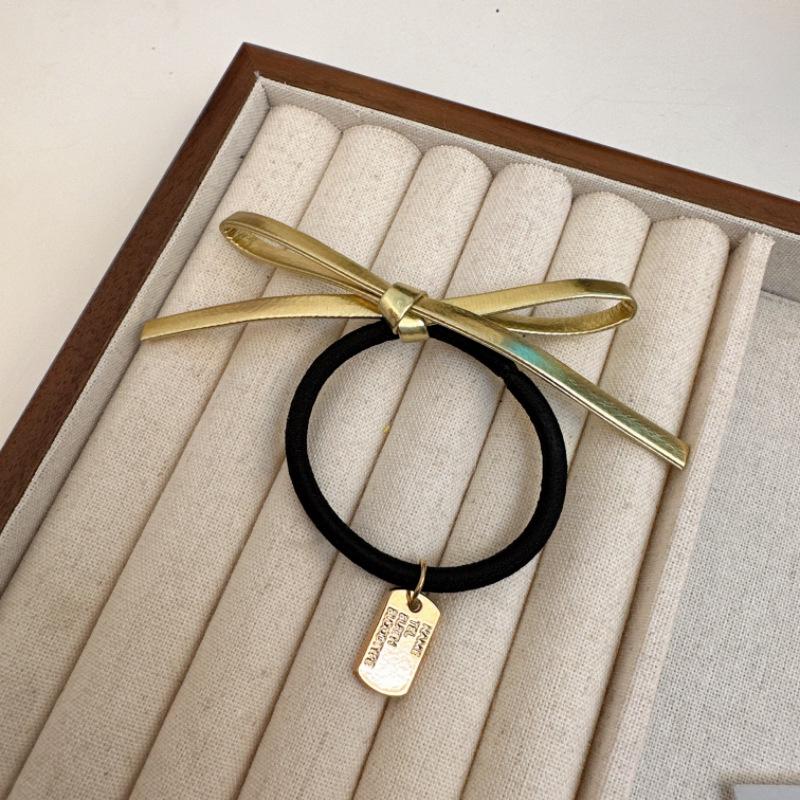 Korean Style Sweet Bow Hair Clip & Tie Set for Banquets