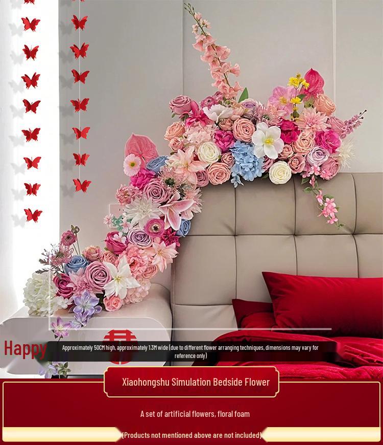 Romantic Wedding Decor: Artificial Flowers for Bedroom & Bridal Chamber