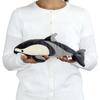 Calorata Pacific Dolphin Plush Toy X X Cm Soft To the Realistic Dolphin Animal Toy Doll Gift Present Birthday Christmas Present White-Spotted (16 11.5