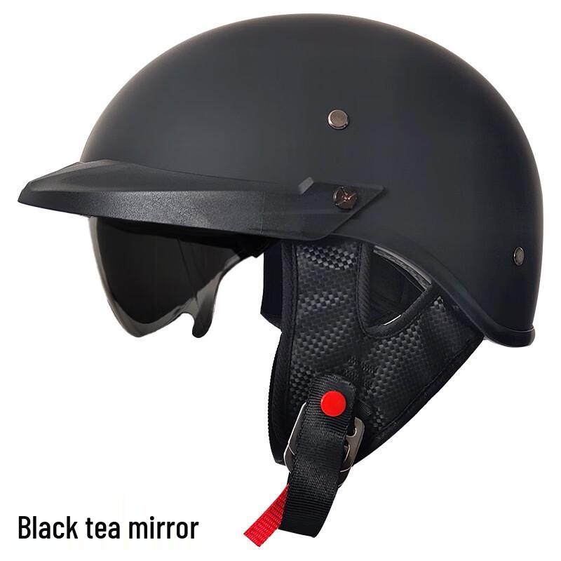 Meide Lightweight Half-Face Motorcycle Helmet with Inner Visor