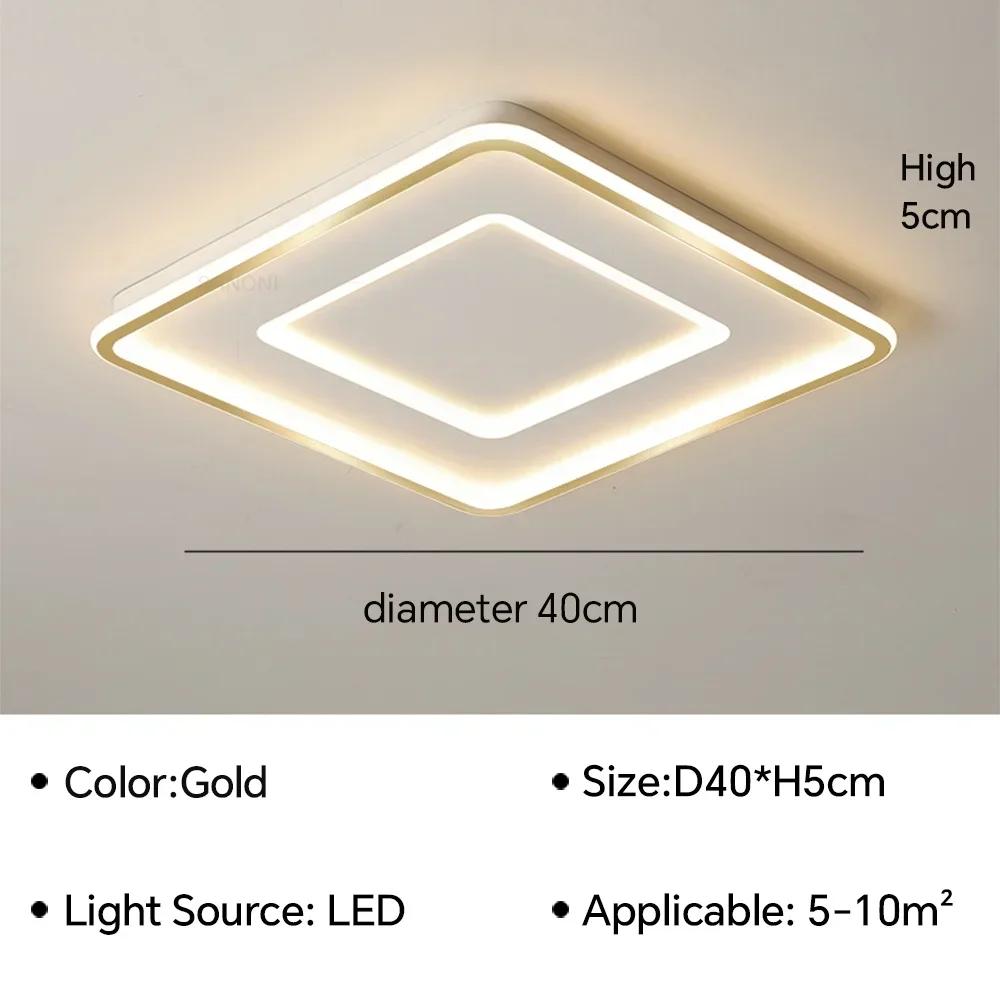 Modern Simple LED Ceiling Lamp Ultrathin With Bedroom Living Room Study Kitchen Chandelier Luster Light Fixture Home Decoratioan