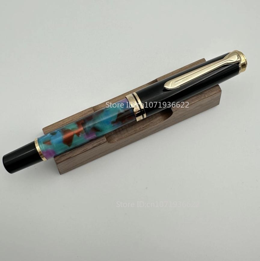 Lovely ADMOK M800 Acrylic Piston Fountain Pen BOCK/Schmidt Soft Smooth No.6/35# Nib Inking Copy Students Writing Gift Pen