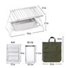 KOGU Outdoor Cooker Stand in Durable adjustable suitable for charcoal and includes storage ideal for Dutch oven outdoor stainless Japan Shimomura