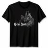 New York Landmarks City Statue Of Liberty Mens TShirt Womens Tee Graphic Tee Unisex T-Shirt