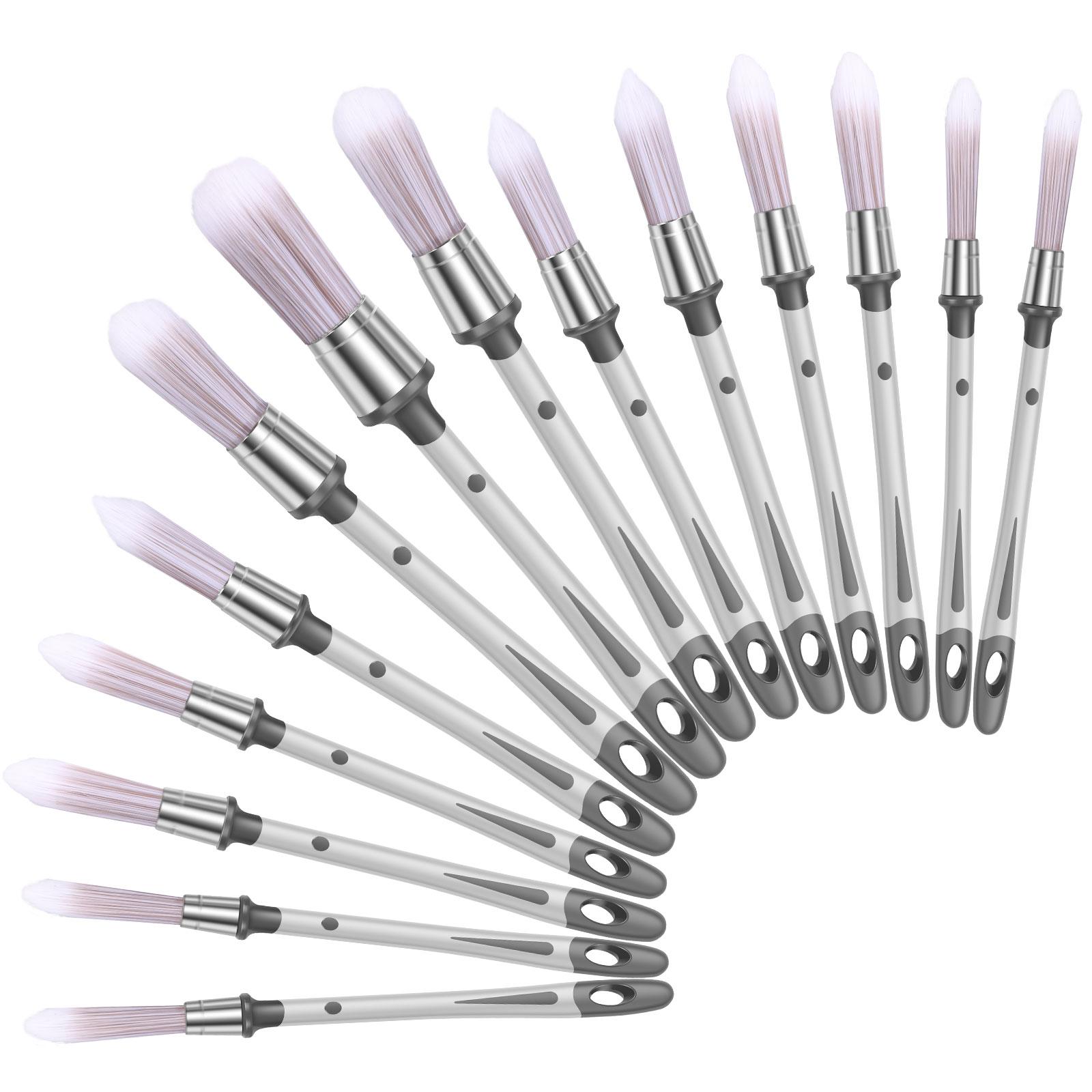 

14Pcs Professional Trimming Brush Drawing Small Paint Brush Precise Control Edge and Corners Painting Tool Trimming Edge Sharpen