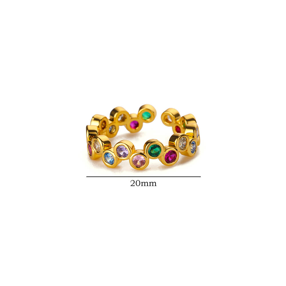 Pinky Zircon Ring for Women Stainless Steel Gold Ring Trend Couple Waterproof Aesthetic Wedding y2k Jewelry anillos
