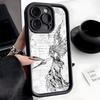 Angel Death Design Phone Case For IPhone 17 Pro Max 16 15 14 Pro Max IPhone 13 Pro Max 11 Plus Silicone Cover