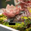 Flower Fairy Garden Stake, 2D Acrylic Fairy Garden Decoration, Waterproof Fairy Hummingbird Yard Art Stake for Lawn Balcony Flower Pot