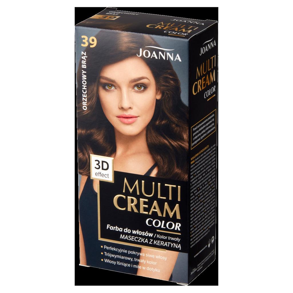Joanna Multi Cream Color Haarfarbe, Nein. 39 Nussbraun 1 Stück