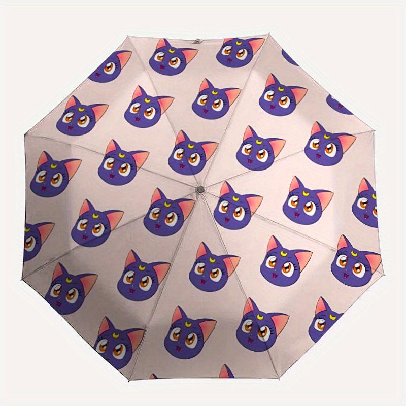 

1pc Sailor Moon Automatic Umbrella 8-Bone Design Compact Gear for Outdoor Travel, Perfect Helloween Chrismas Gift for Friends or Family yy250829179