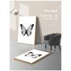 Malerei Schwarz Weiß Schmetterling Nordic Poster Leinwand Kunst Tier Wand Bilder Für Wohnzimmer COLORFULBOY Wand Kunstdruck Leinwand
