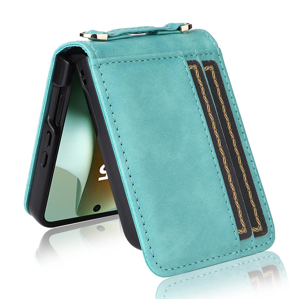 For Motorola Razr 60 Ultra 5G/Razr Ultra 2025 5G Case Card Slots Leather Phone Cover with Lanyard