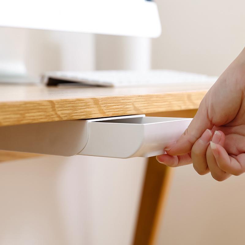 Creative Under-Desk Stick-On Drawer Organizer