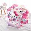 1pc Hello Kitty Unicorn umbrella automatic open/close, 8-Rib Durable Frame, Compact Folding Design, Ideal Birthday/Holiday Gift  1164A