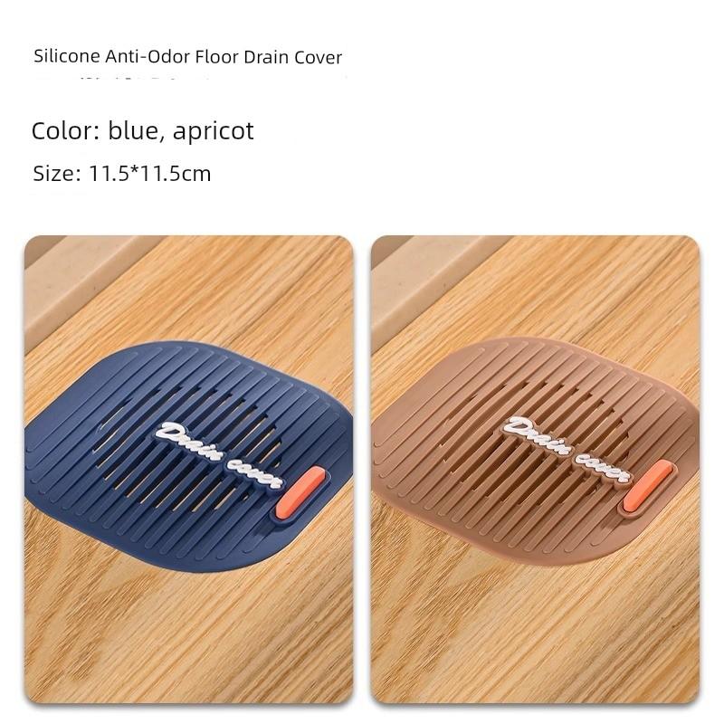 German Anti-Hair Clogging Drain Cover Bathroom Sewer Sink Filter Net Anti-Odor Silicone Mat for Home Toilet